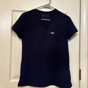 Figs navy Blue V-Neck Scrub Top and xxsp joggers